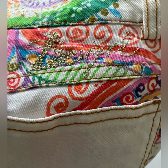 Women’s DESIGUAL paisley LORISE stretch DENIM PREMIUM JEANS! Size: 28 EUC - Picture 8 of 10